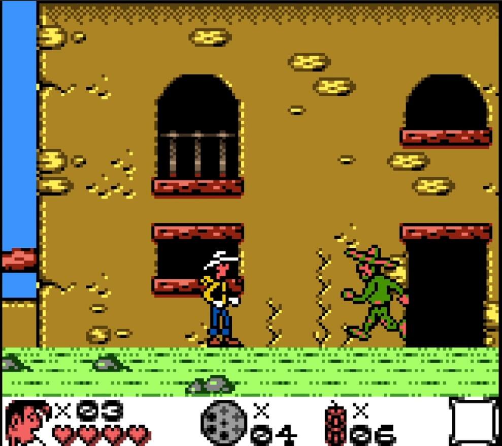 Lucky Luke - геймплей игры Game Boy Color